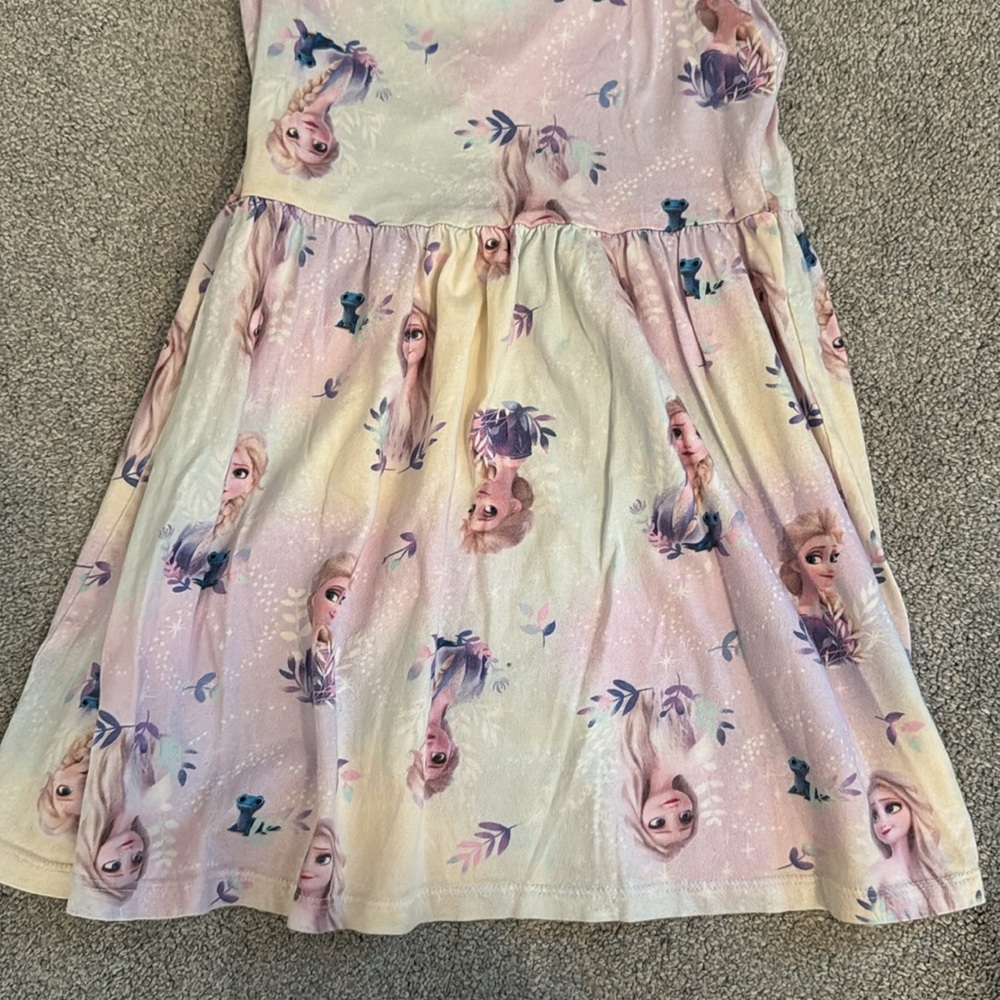 Two Frozen Themed Kids Dress - Size 6X/7 - Picture 7 of 12